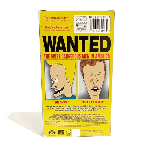 Vintage Beavis and Butthead Do America VHS Tape The Full Hit Movie Film Comedy - Picture 2 of 4